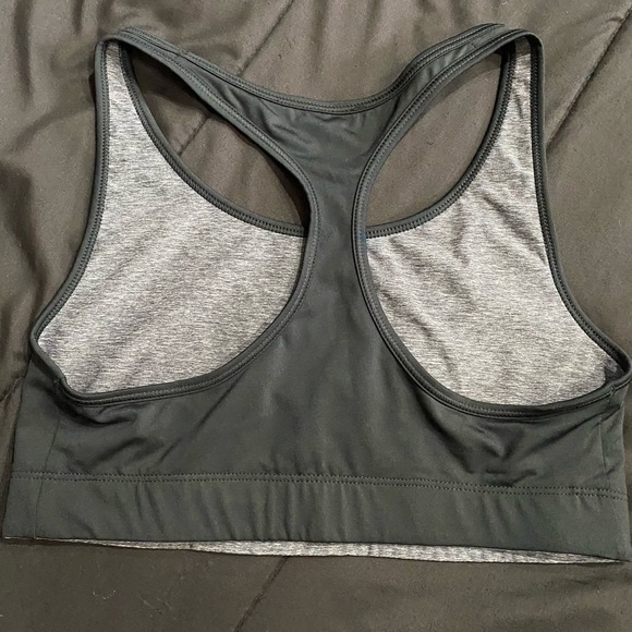 Sports bra, reversible, black and gray - Picture 4 of 4